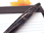 Polaris Black Titanium Ballpoint Pen | Blue, Red, & Gold Acrylic Resin image 6