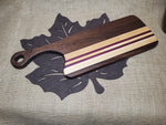 Walnut, Maple, & Purpleheart Serving Board / Cutting Board image 3