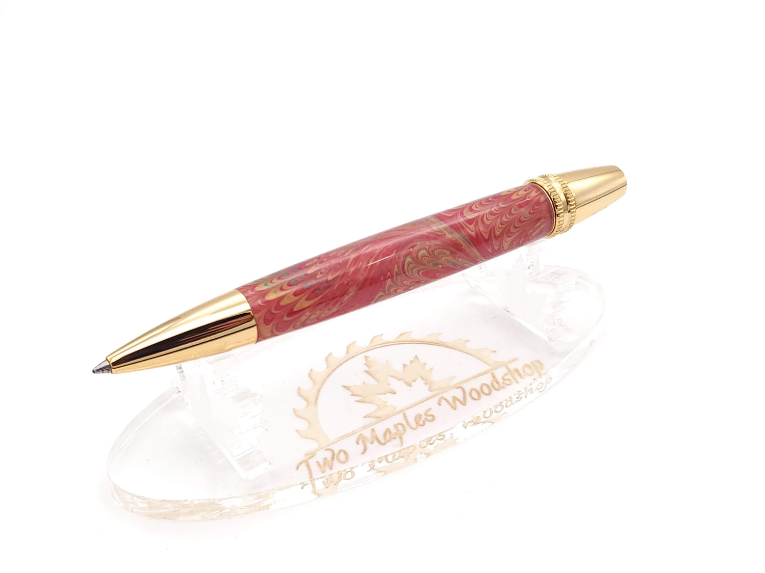 Polaris 24k Gold Ballpoint Pen | Custom Acrylic Resin image 1