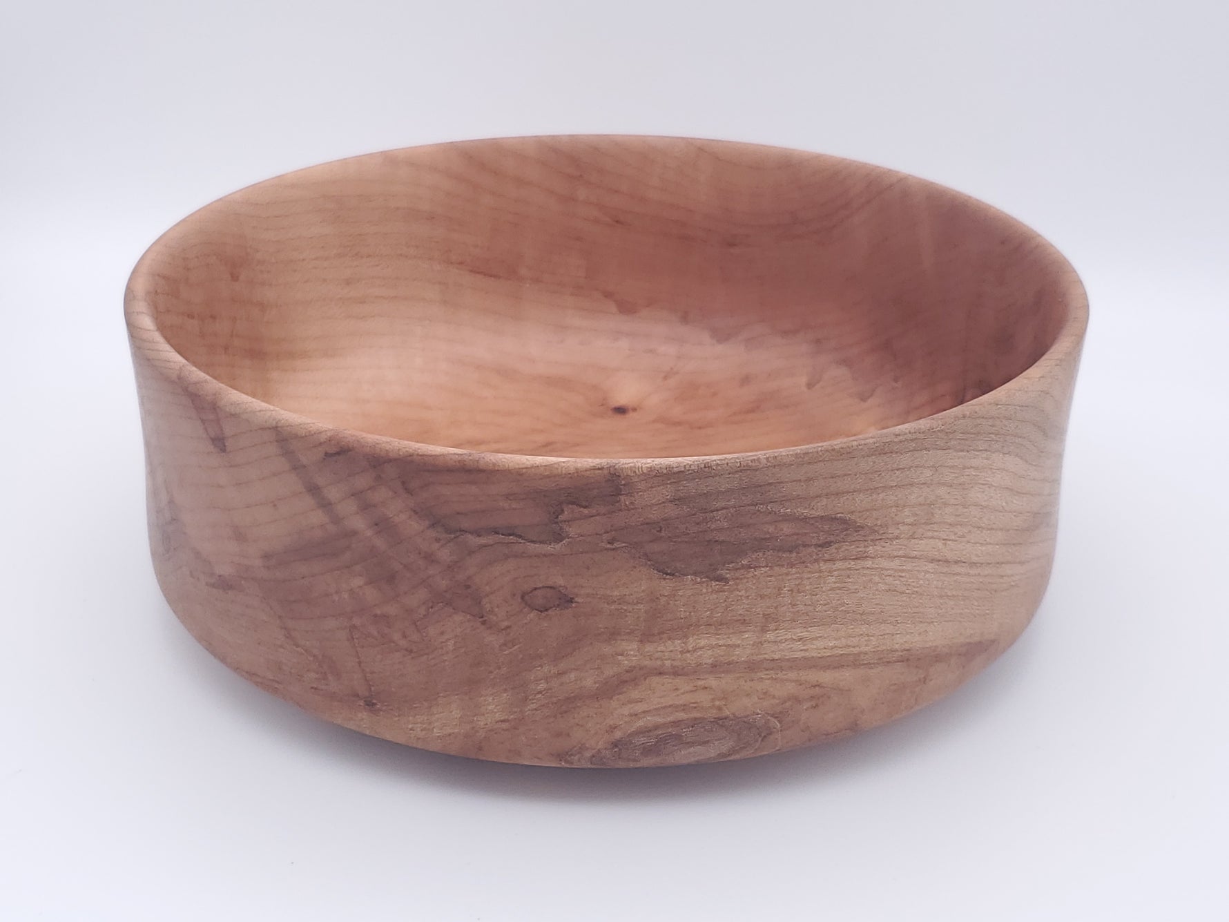 Highly Figured Maple Decorative Wood Bowl 7.5 x 2.75 image 3