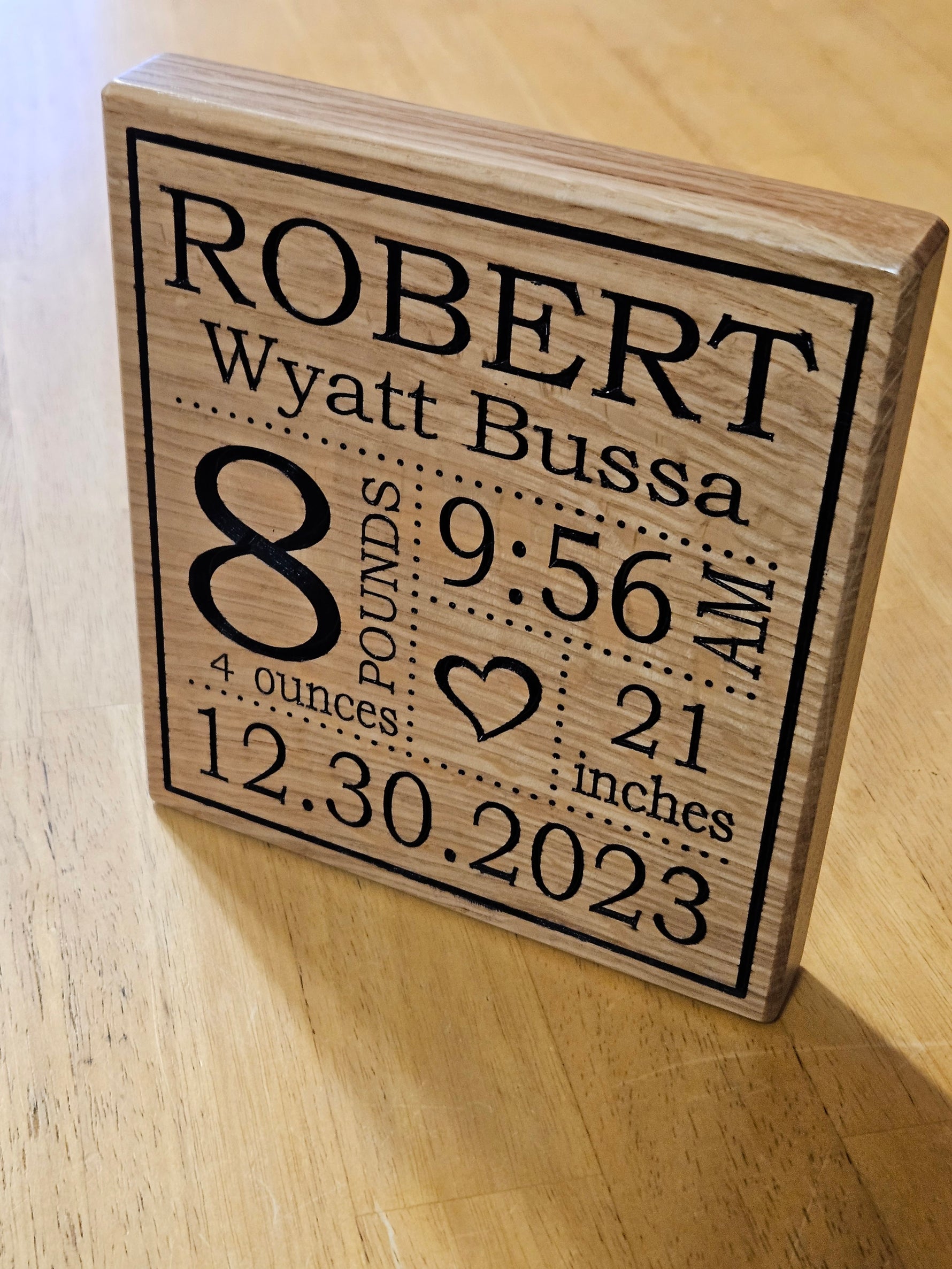 Birth Announcement Baby Stats image 4