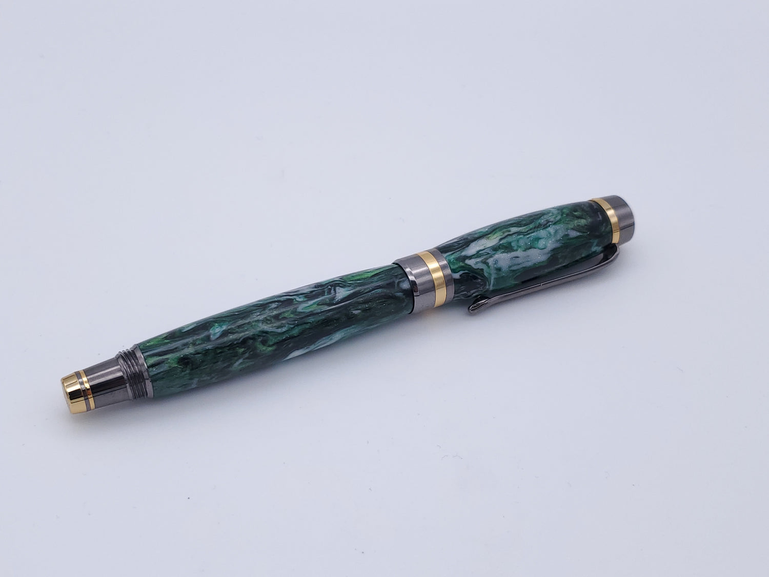 Mint Swirl Fountain Pen image 1