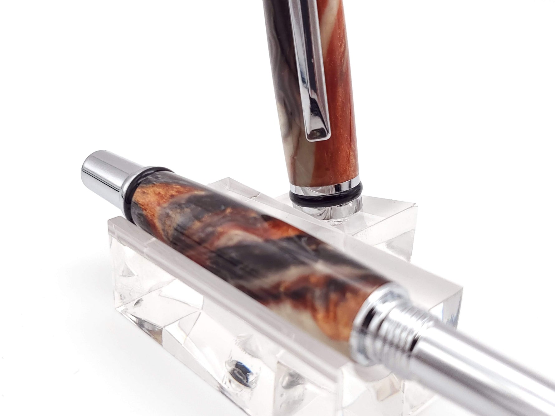 Cameron Fountain Pen in Chrome Finish image 8