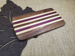 Walnut, Purpleheart & Maple Cutting Board image 0