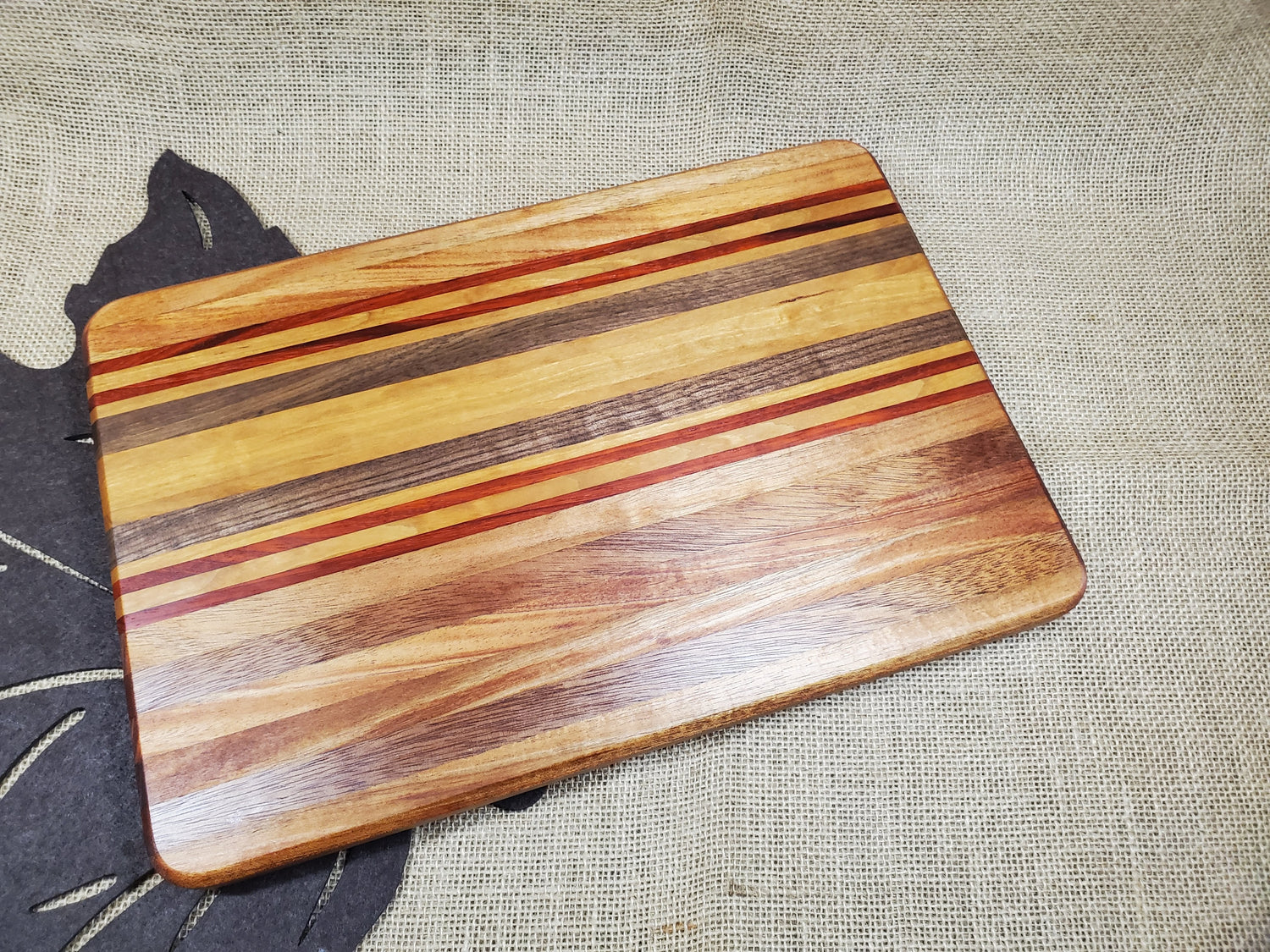 Mahogany, Cherry, Walnut & Padauk Cutting Board image 0