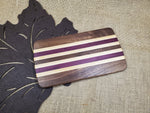 Walnut, Purpleheart & Maple Cutting Board image 1
