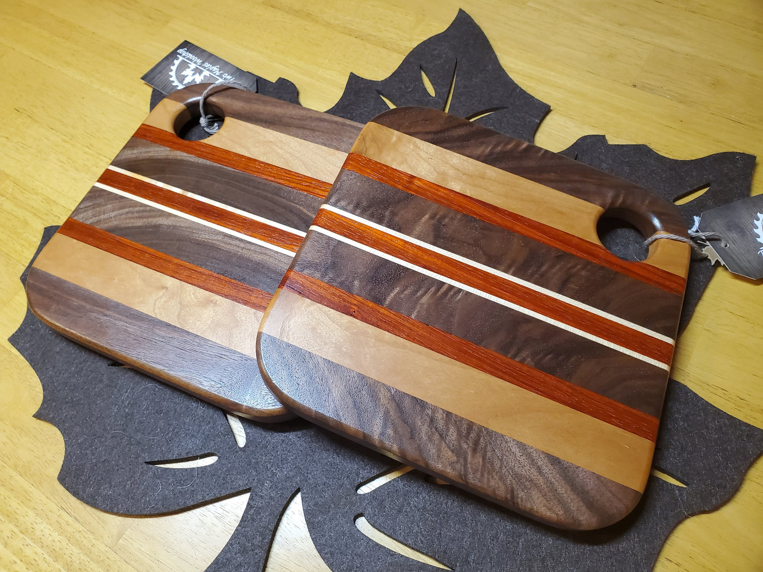 Trivet- Walnut, Padauk, Cherry, Maple image 0