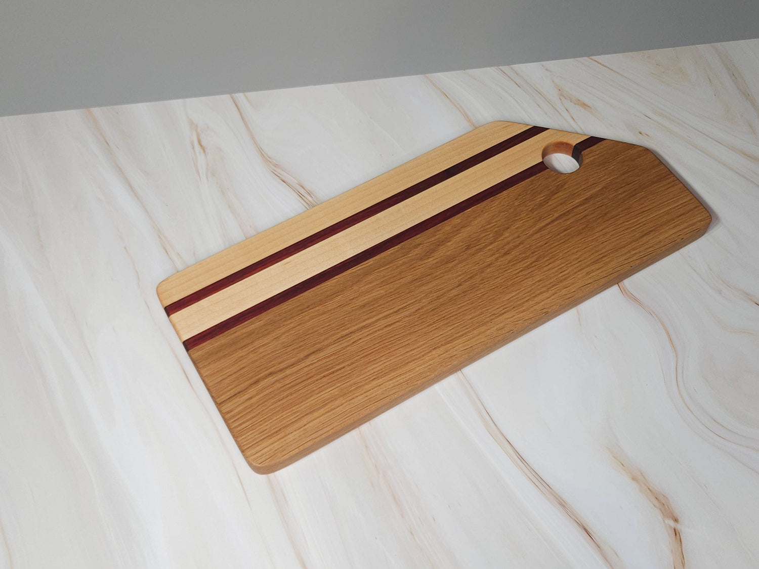 White Oak, Maple, Padauk Charcuterie Board image 0