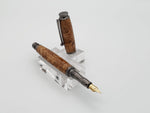 Fountain Pen & Rollerball Set | Black Ash Burl Virage Gun Metal image 3