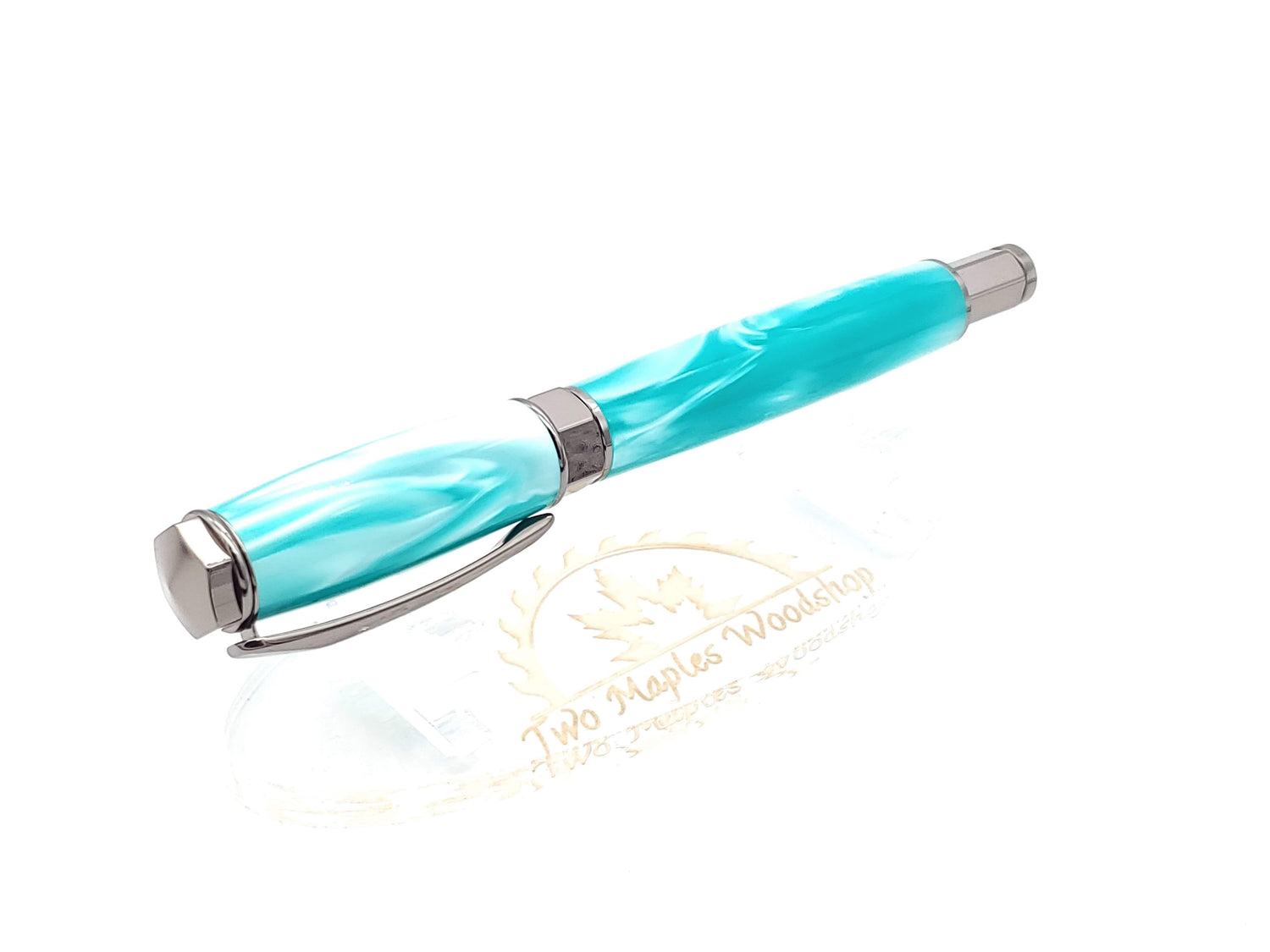Vertex Supreme Fountain Pen in Gun Metal Finish image 2