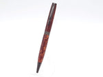 Burnt Orange Acrylic Trimline Twist Pen image 3