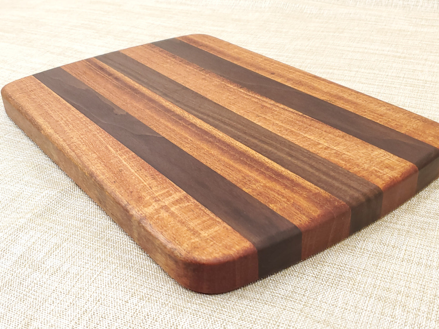 Mahogany & Walnut Cutting Board image 1