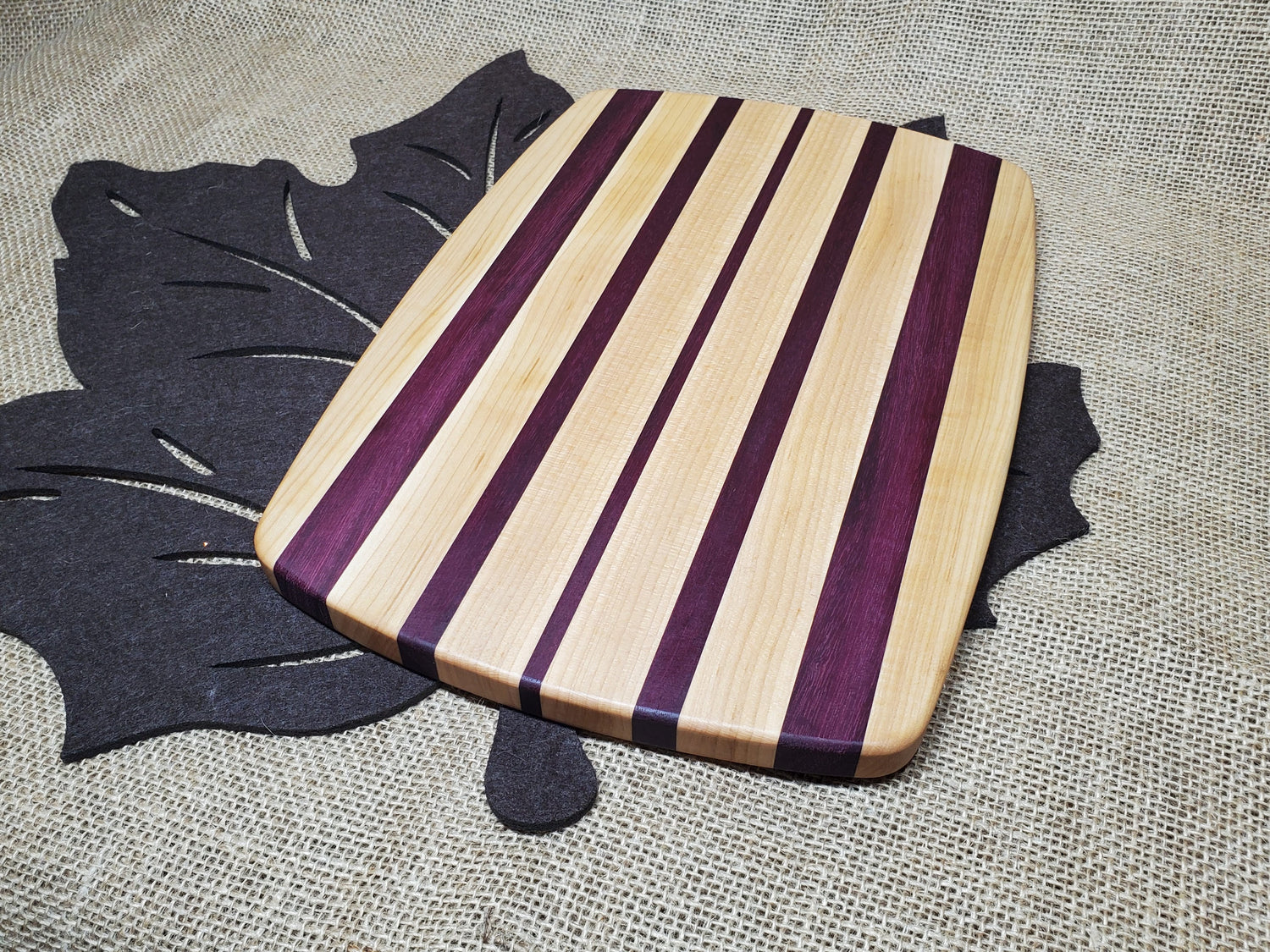 Maple & Purpleheart Cutting Board image 2