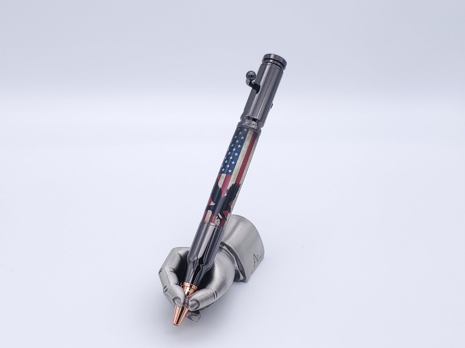 Eagle Bolt Action 30 Cal Ballpoint Pen in Gun Metal Finish image 1