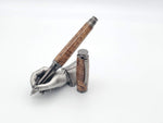Fountain Pen & Rollerball Set | Black Ash Burl Virage Gun Metal image 6