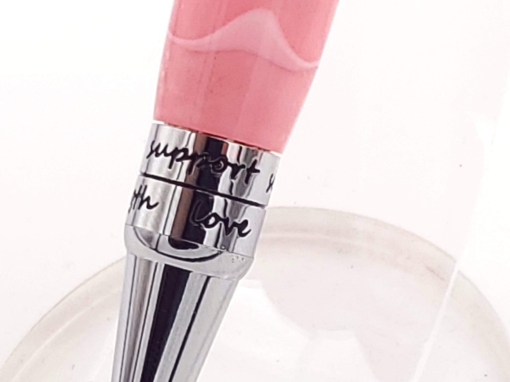 Hope Breast Cancer Pen- Pink Swirl image 7