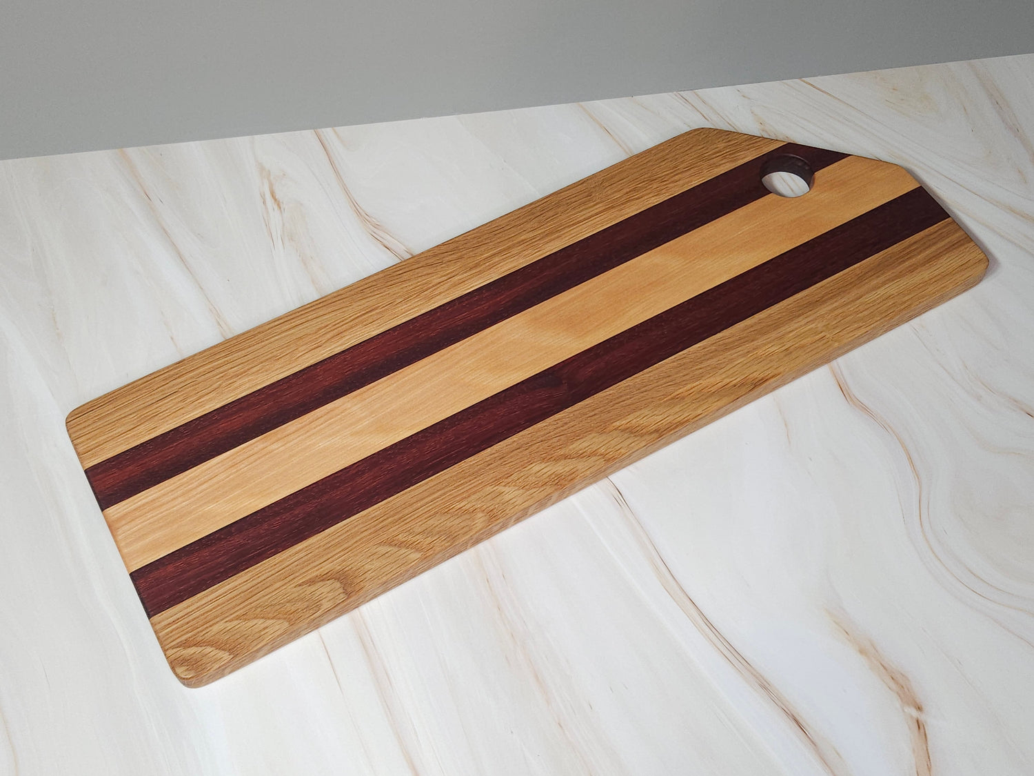 White Oak, Maple, Padauk Charcuterie Board image 0