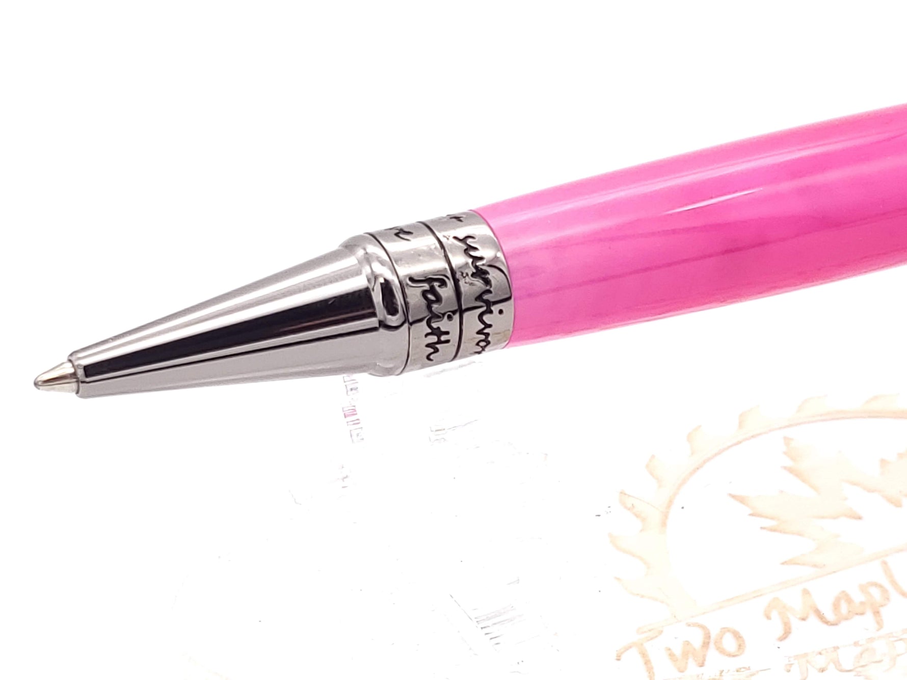 Hope Breast Cancer Pen- Pink Passion image 3