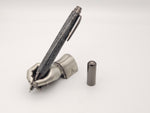 White Mokume M3 Rollester Gun Metal Rollerball Pen image 1