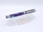 MP208 Purple & Blue Swirl with Gun Metal& Chrome Hardware image 2