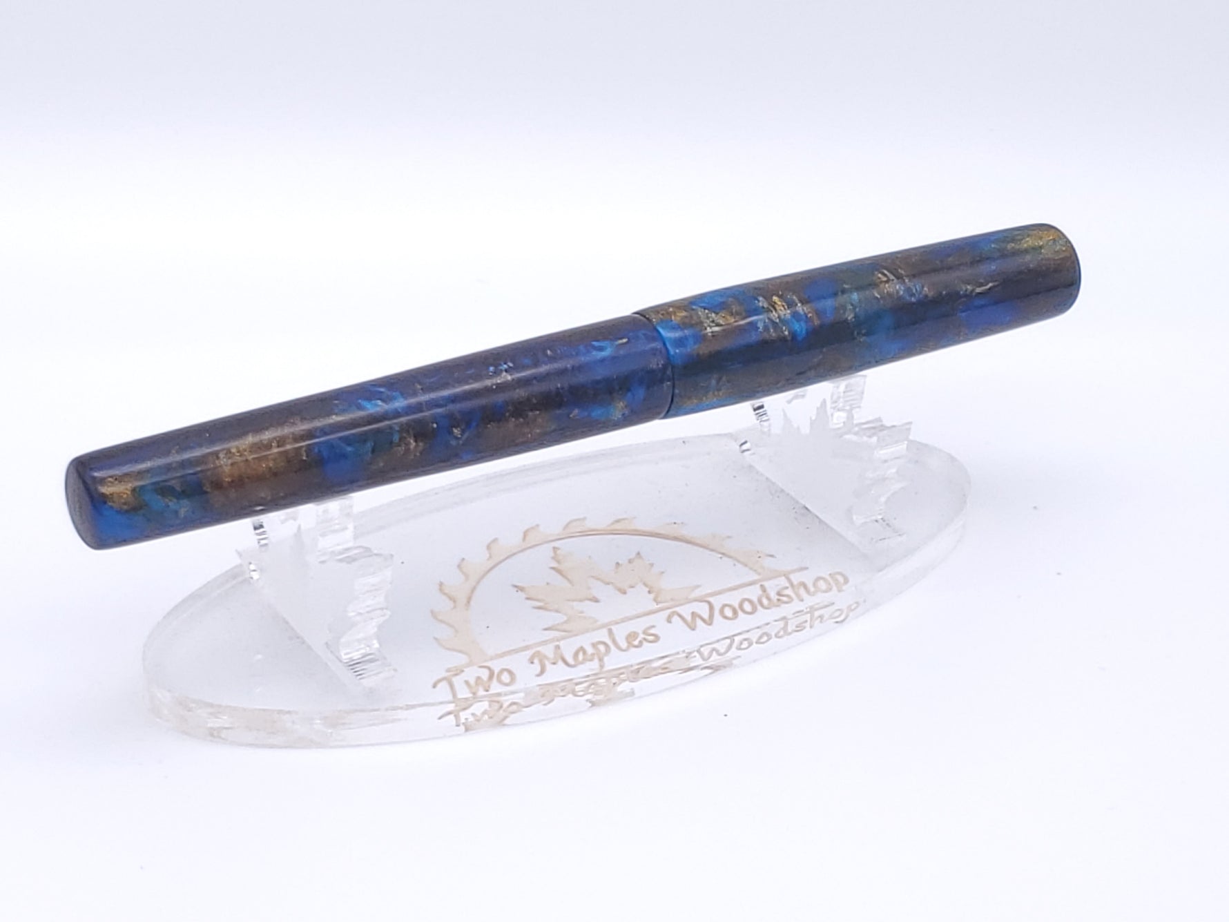 Golden Azure - Acer Model || Bespoke Fountain Pen || Bock 