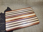 Maple, Mahogany, Walnut & Purpleheart Cutting Board image 0