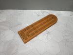 Hardwood Cribbage Board 2 or 3 Players image 2
