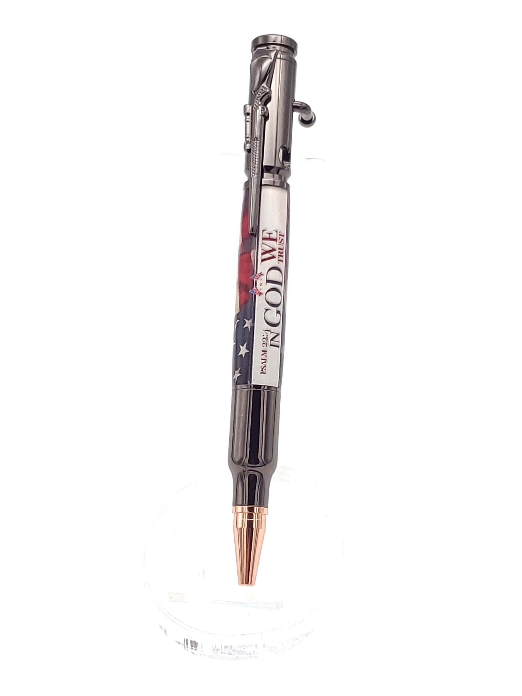In God We Trust Bolt Action Ballpoint Pen image 7