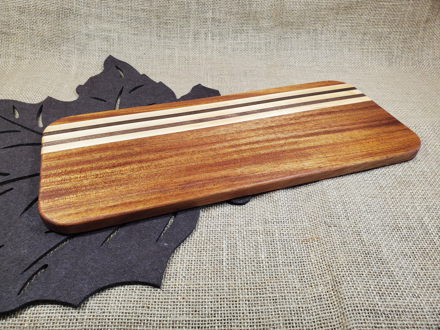 Mahogany, Maple & Walnut Cutting Board image 0