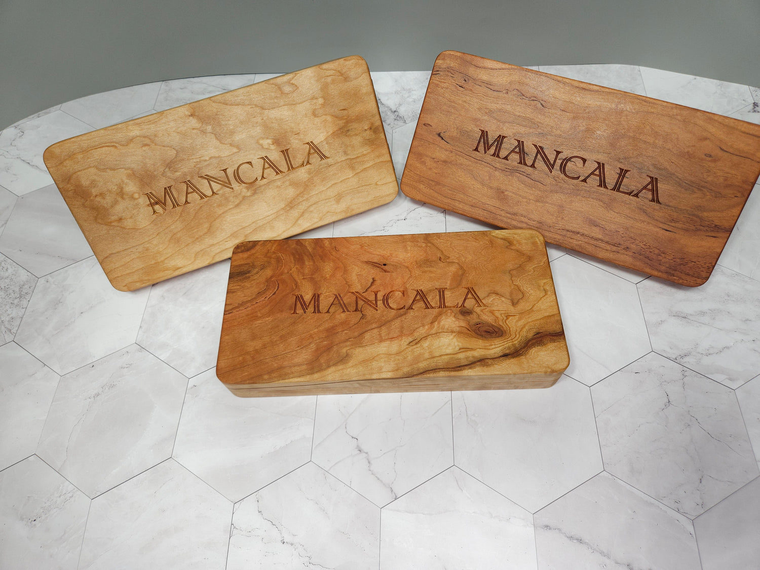 Hardwood Mancala Game image 1
