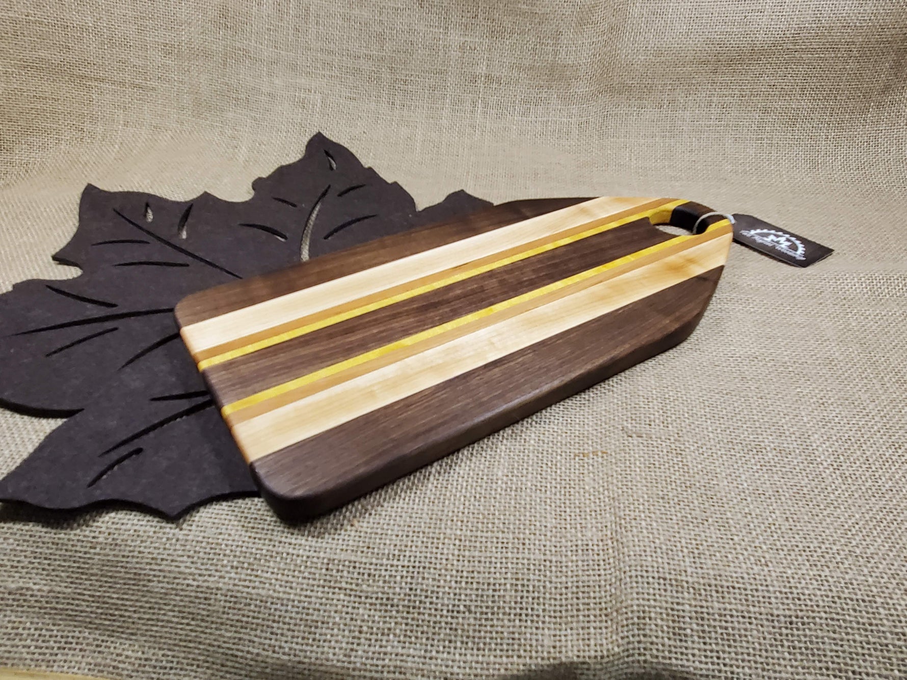 Walnut, Maple & Yellowheart Charcuterie Board image 1