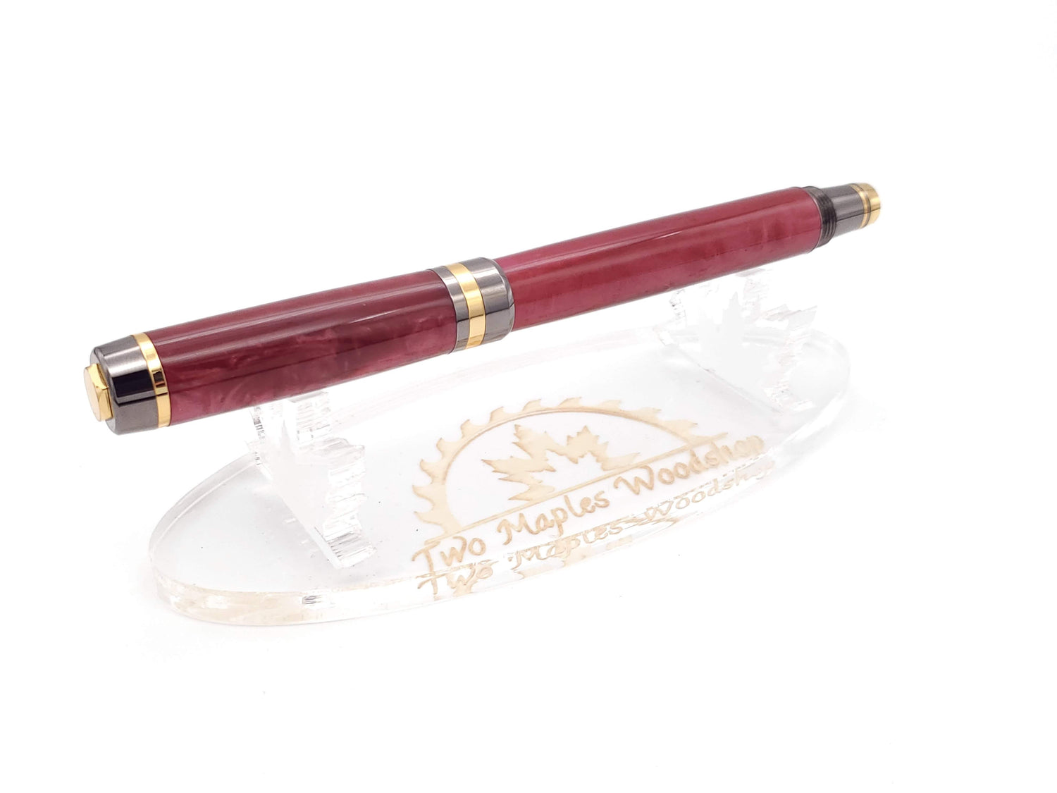 Classic Elite2 24k Gold & Gun Metal Fountain Pen image 2