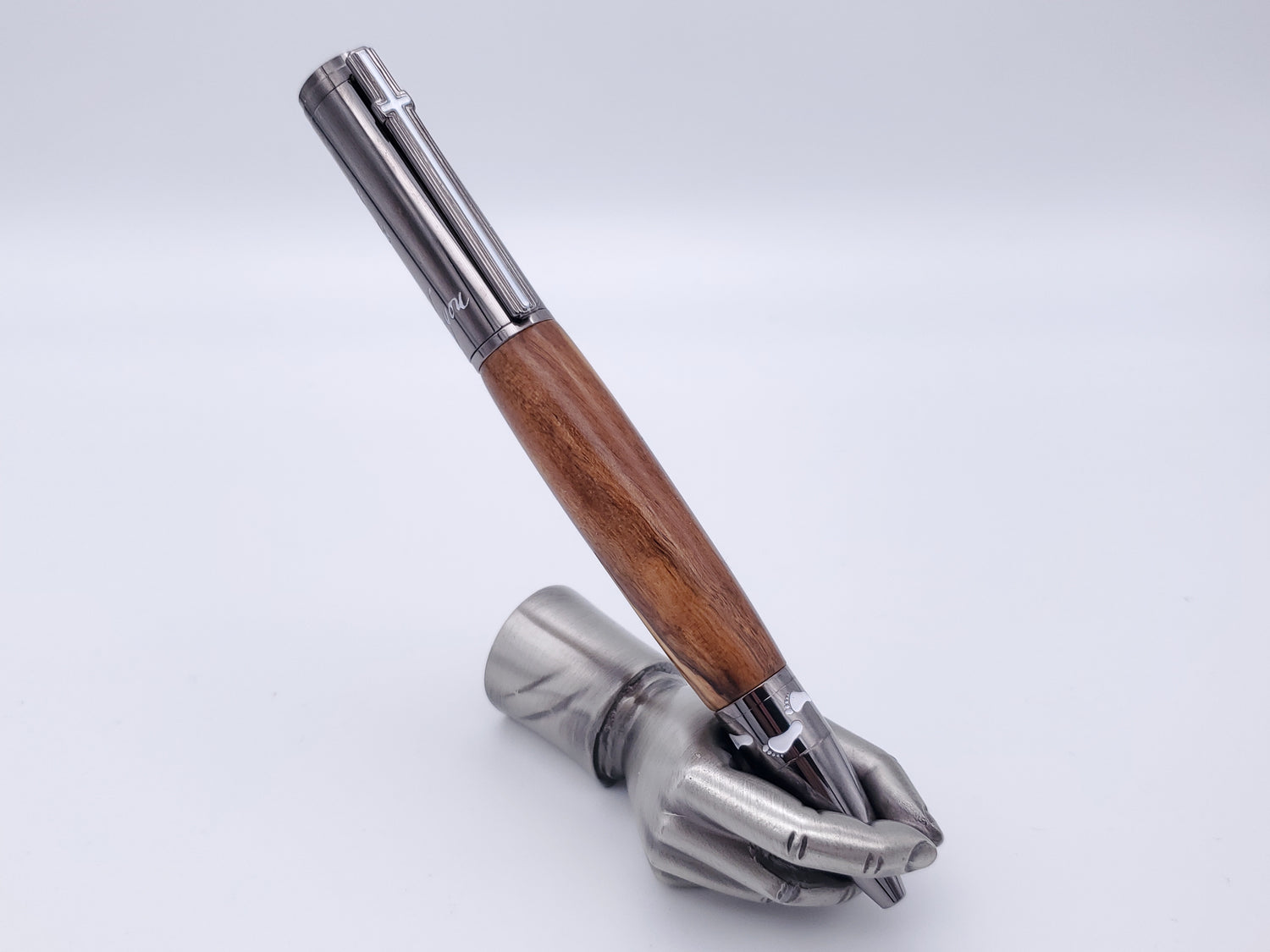 Bethlehem Olivewood Footprints in the Sand Gun Metal image 1