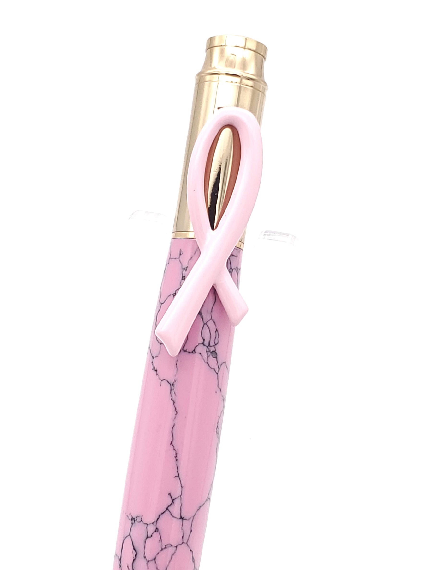 Hope Breast Cancer Pen- Pink Marble image 2