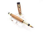 Premium Classic 24k Gold Fountain Pen | Jack Daniels Whiskey Barrel image 3