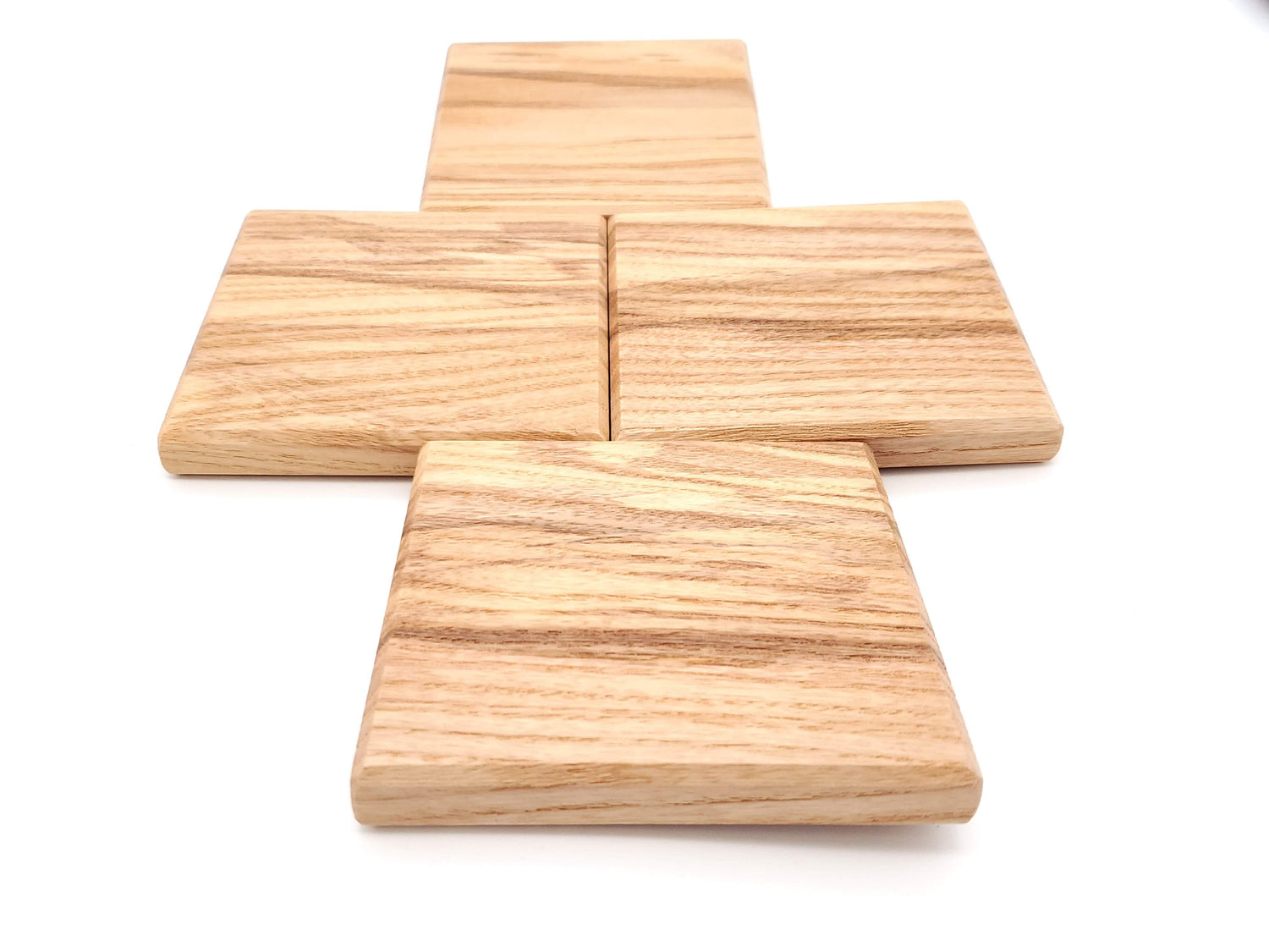 Solid White Ash Coaster Set image 2