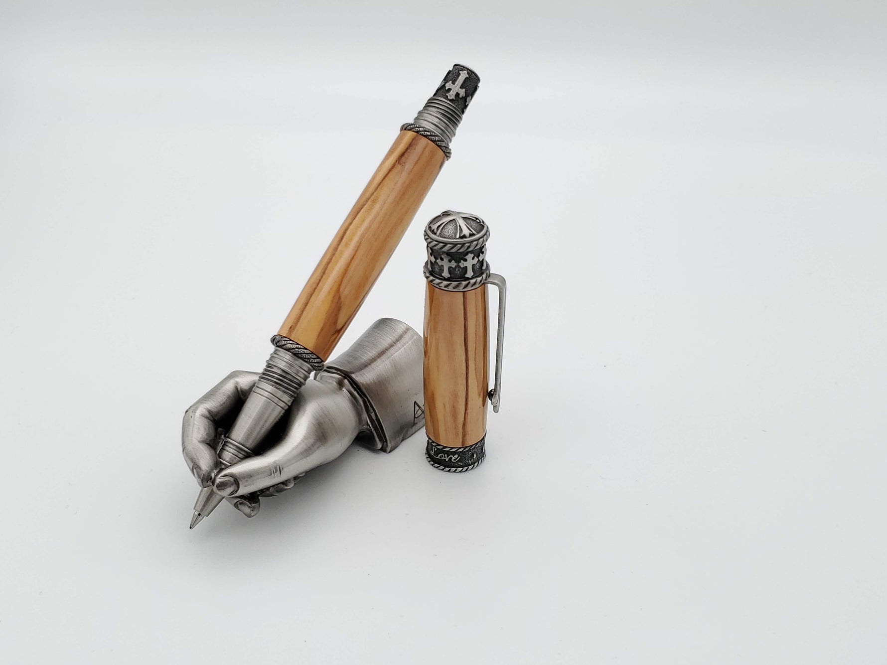 Bethlehem Olive Wood Rollerball Faith Hope Love image 8