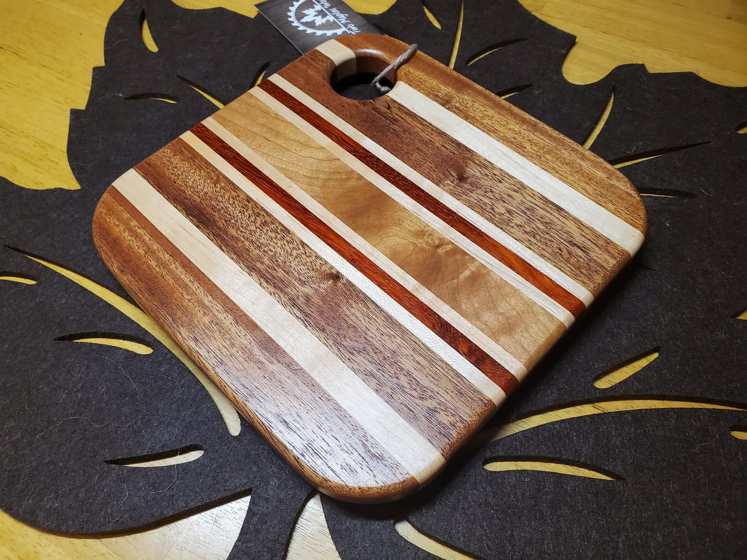 Trivet- Mahogany, Maple, Cherry, Padauk image 0