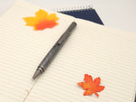 White Mokume M3 Rollester Gun Metal Rollerball Pen image 0