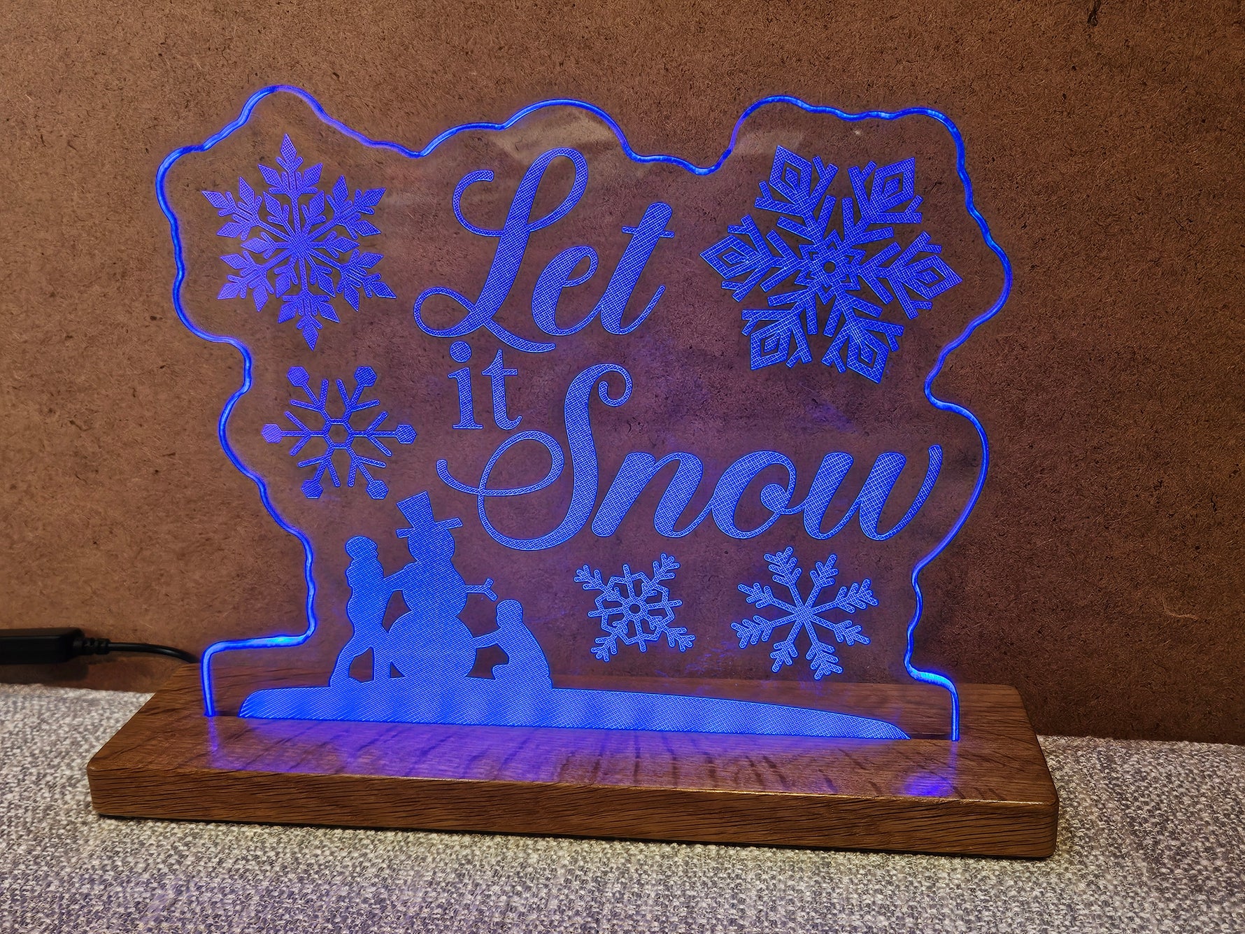 Let It Snow LED Sign image 2