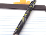Black & Green Acrylic Trimline Twist Pen image 7