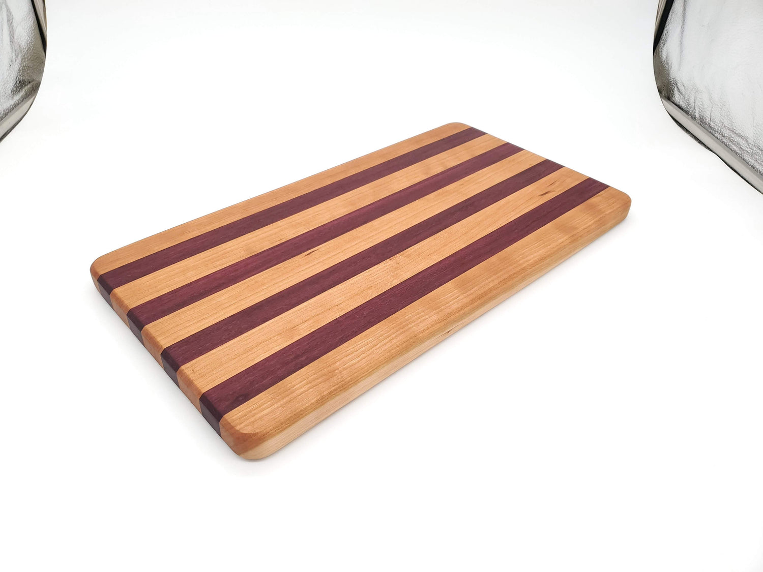 Cherry & Purpleheart Cutting Board image 0