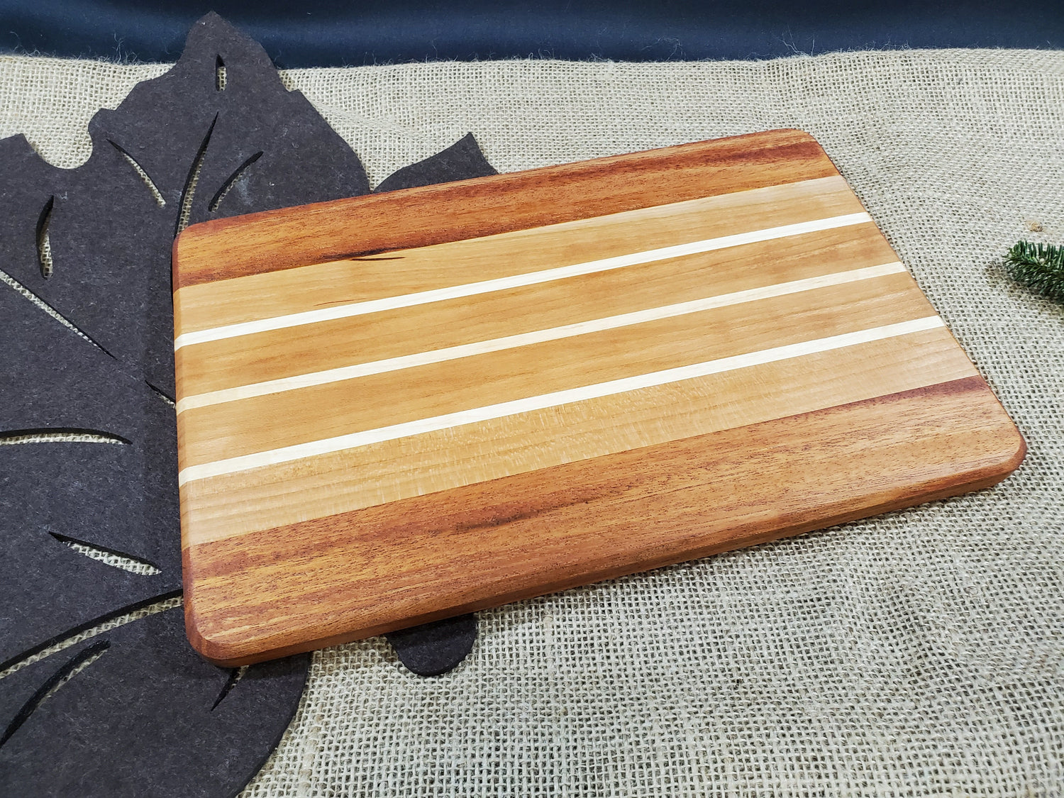 Mahogany, Cherry & Maple Cutting Board image 1