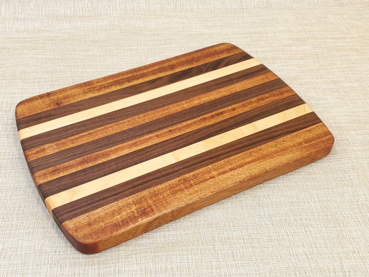 Mahogany, Walnut & Maple Cutting Board image 1