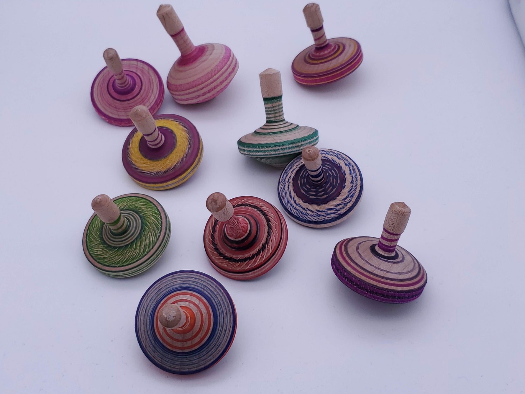Wooden Spin Tops image 10