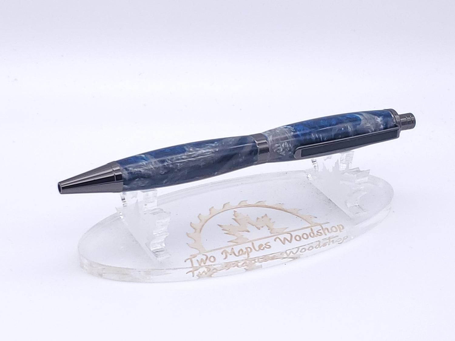 Blue Wave Slimline Pro Click Gel Ink Pen image 1