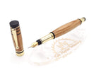 Premium Classic 24k Gold Fountain Pen | Jack Daniels Whiskey Barrel image 9