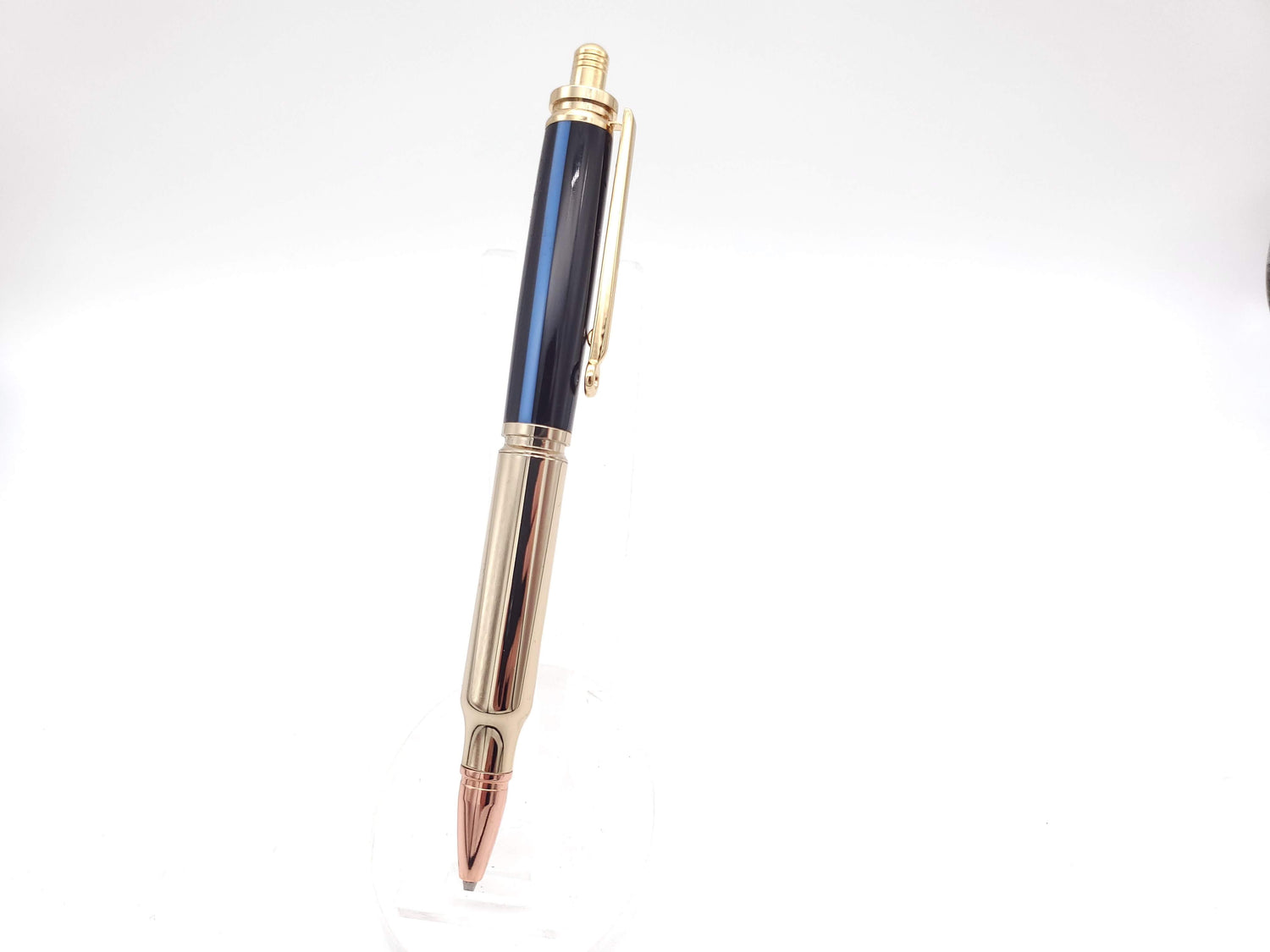 Thin Blue Line Click Pen image 2