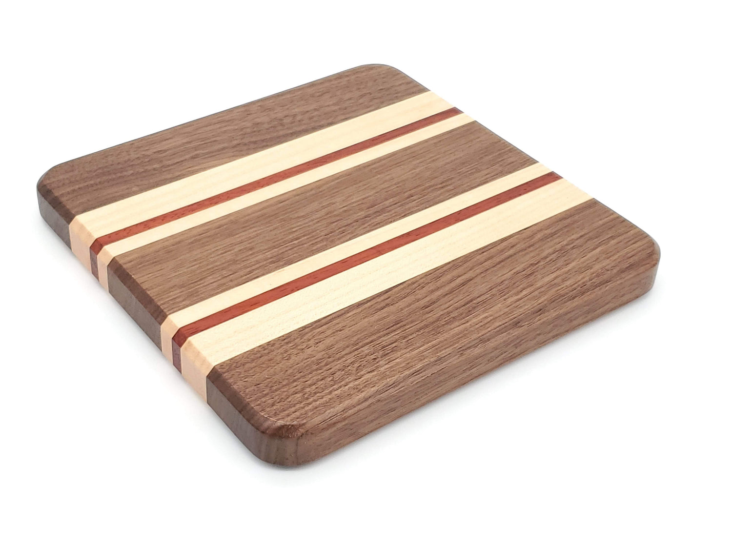 Walnut, Padauk, & Maple Trivet image 0