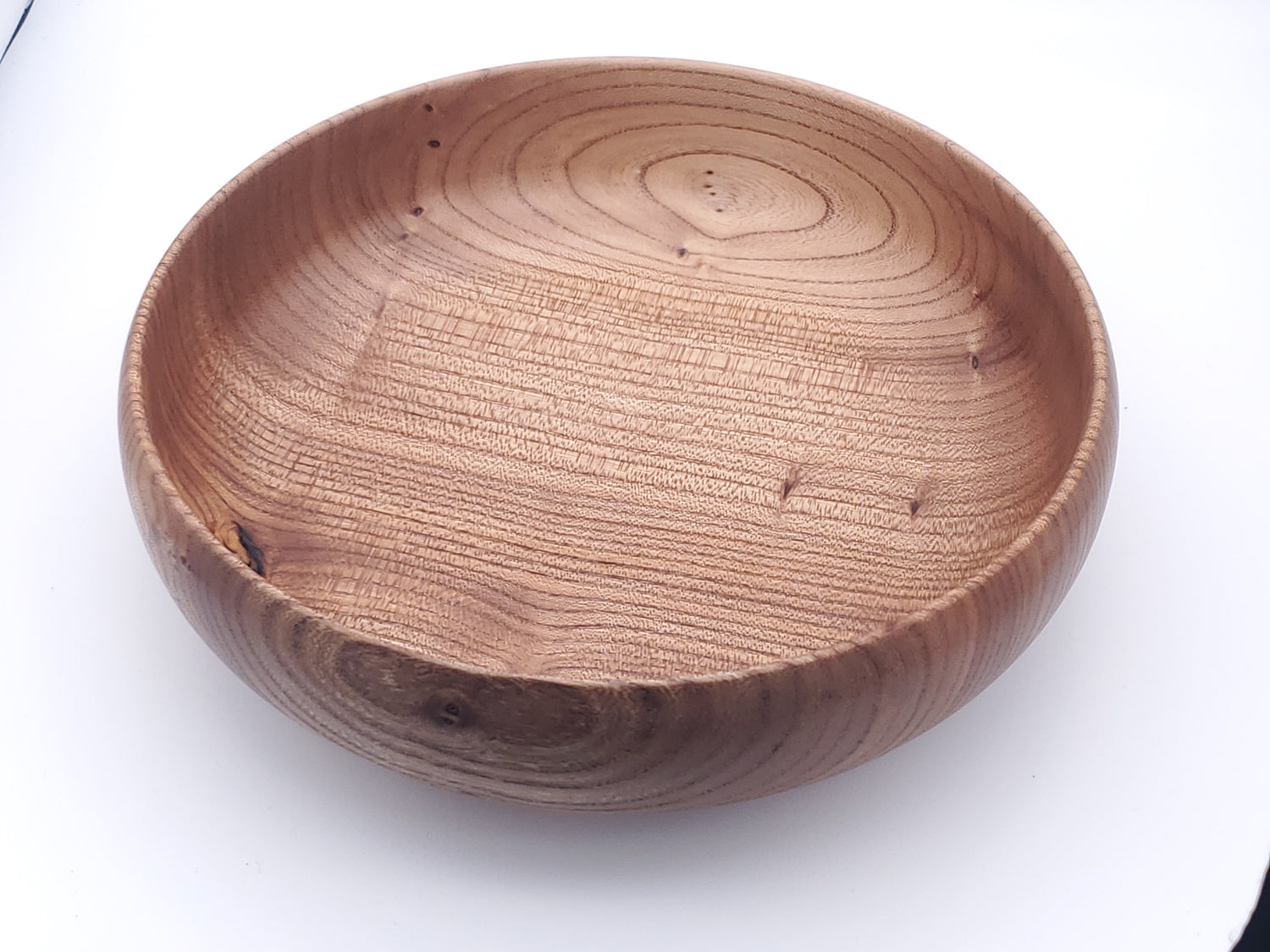 Red Elm Decorative Wood Bowl 9 x2.75 image 2